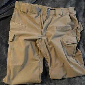 5.11 tactical pants “dark reddish” tan size 34